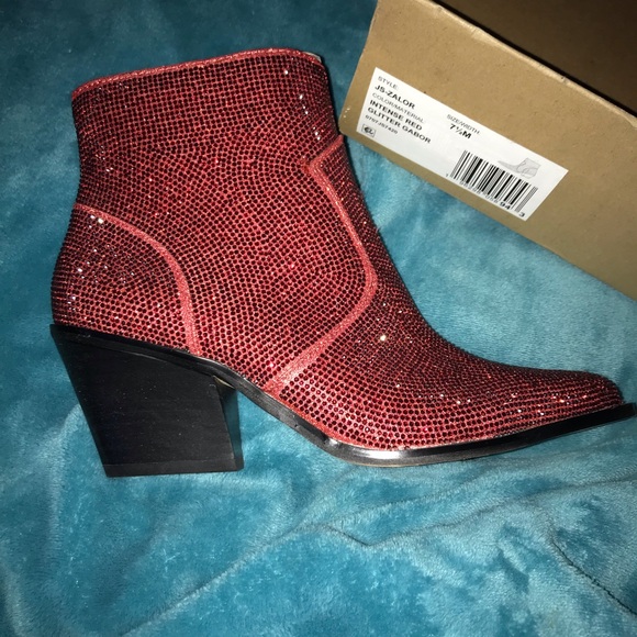 Black and red new Jessica Simpson Boots! Size 7.5 - Picture 9 of 15